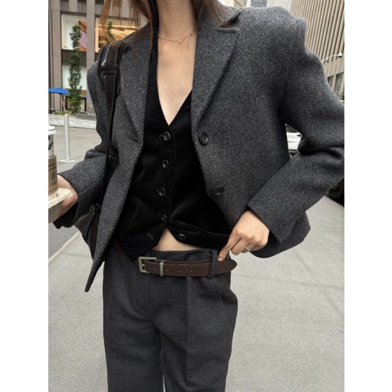 클래식 여성 상의 자켓