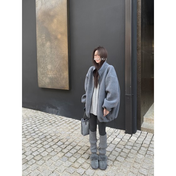 클래식 여성 겨울 따뜻한 아우터