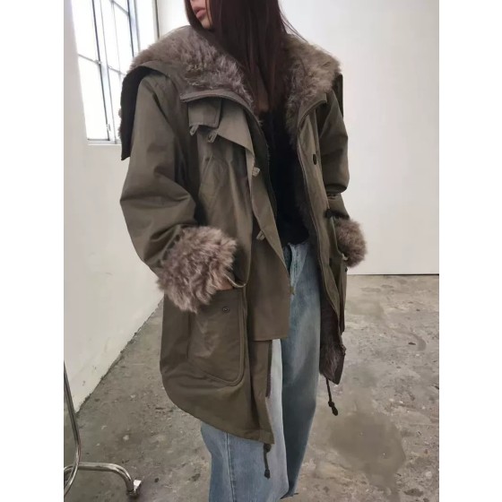 가을 감성 여성 롱 코트