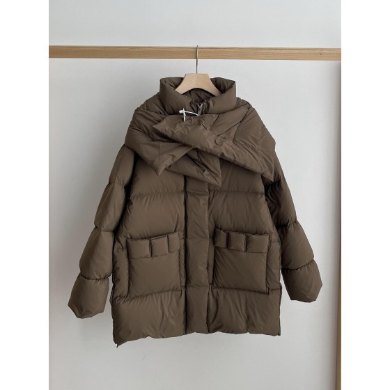 엘레강스 여성 미드형 패딩